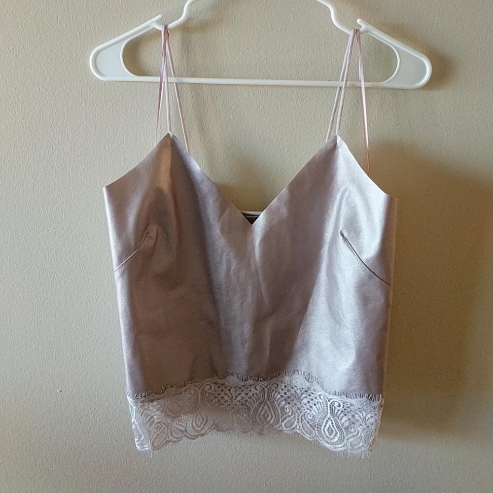 Zara Faux Leather Cami